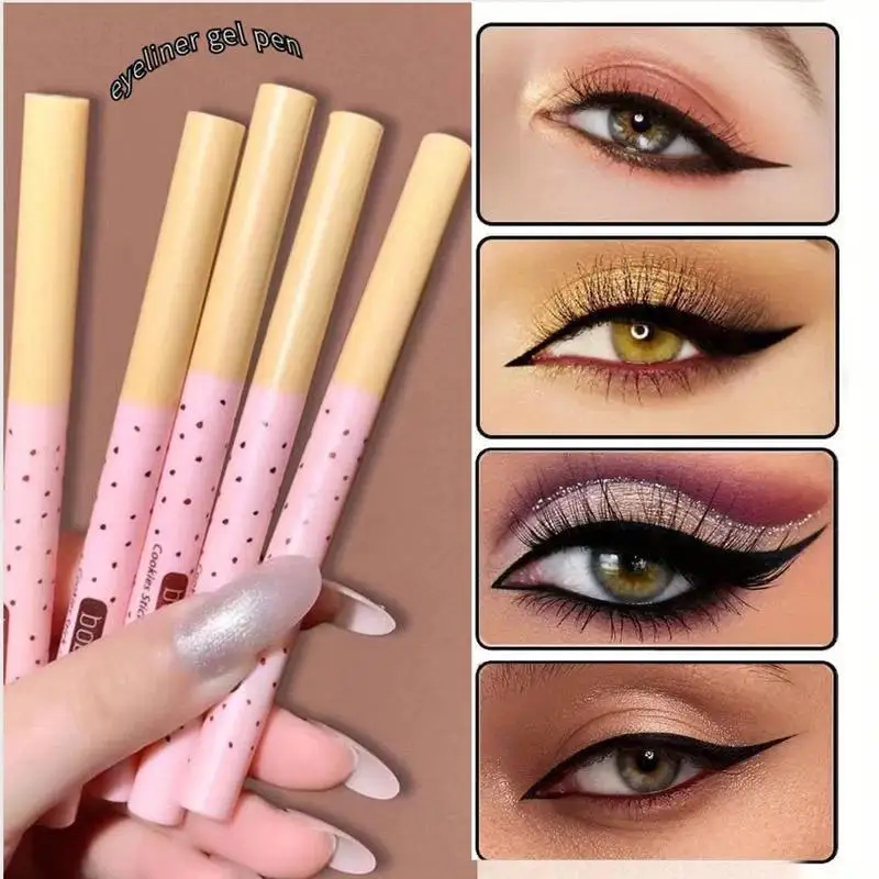 Farbiger Eyeliner-Gel-Stift, Augen-Seidenraupenstift, langlebig, wasserfest, nicht verschmierend, aufhellendes Artefakt, Anfänger verwenden süße Spezialität