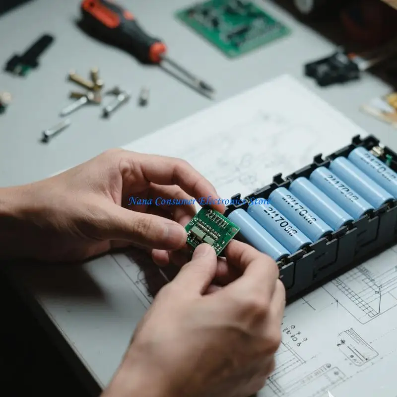 

G7NE Shock -Resean 4 слот 14500 LR06 Держатель батареи легкий 4 слота мешок контейнера