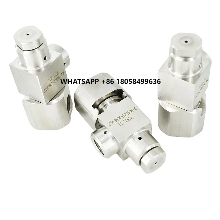 

KMECO High Pressure Waterjet Cutting 55K 1/4" 90 Degree Single Axis Swivel Assembly Cutting Nozzle