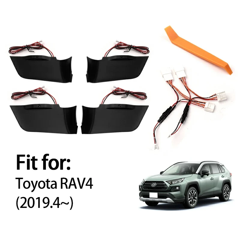 

LED Car Interior Handle Bowl Light For Toyota RAV4 XA50 2019-2024 Decorative Atmosphere Lamp 7 colors