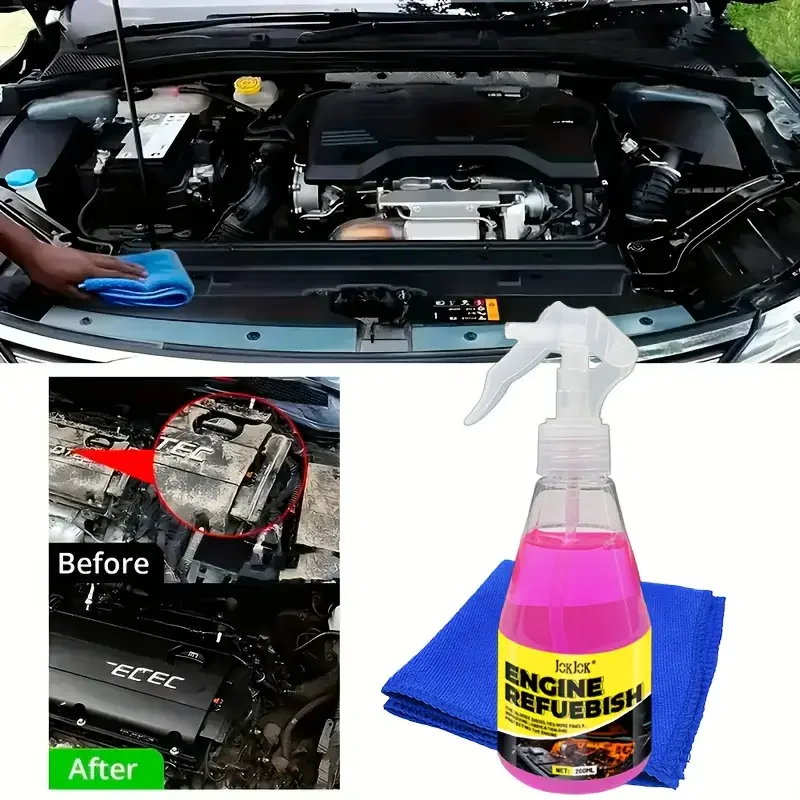 JOKJOK engine compartment cleaning spray, engine cleaning quick acting formula, long-term protection, car enthusiast,