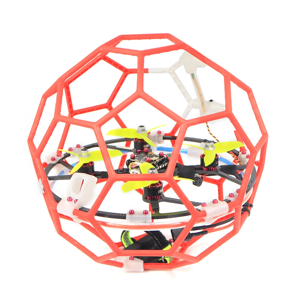 LDARC RTF Flyball 230 Soccer Drone Fly Ball with 2.4G 8CH Radio Transmitter AC900RX F4 FC 4S Flying Quadcopter Air Footbal Toy