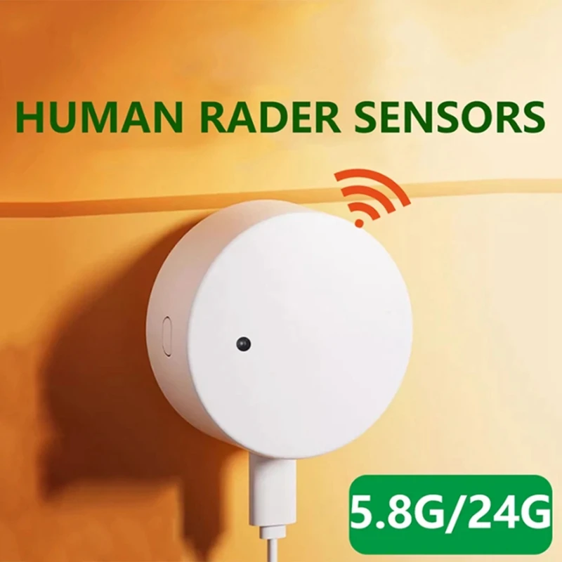 Zigbee sensor de presença humana detector sensor de onda radar para segurança em casa tuya inteligente corpo humano existe sensor