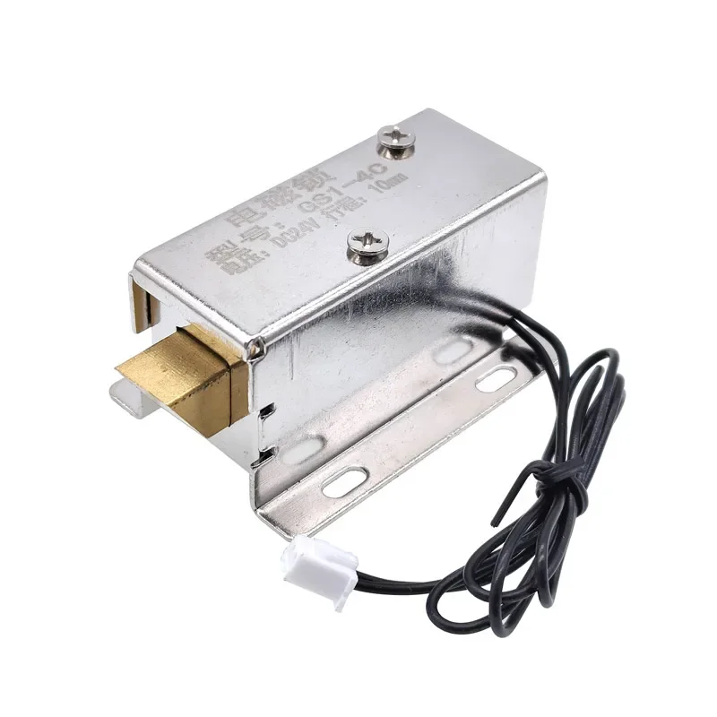 Intelligent Electromagnetic Lock 12V 24V Frame Electromagnet Electric Control Lock for Drawer Cabinet Door 10mm And Guide Plate