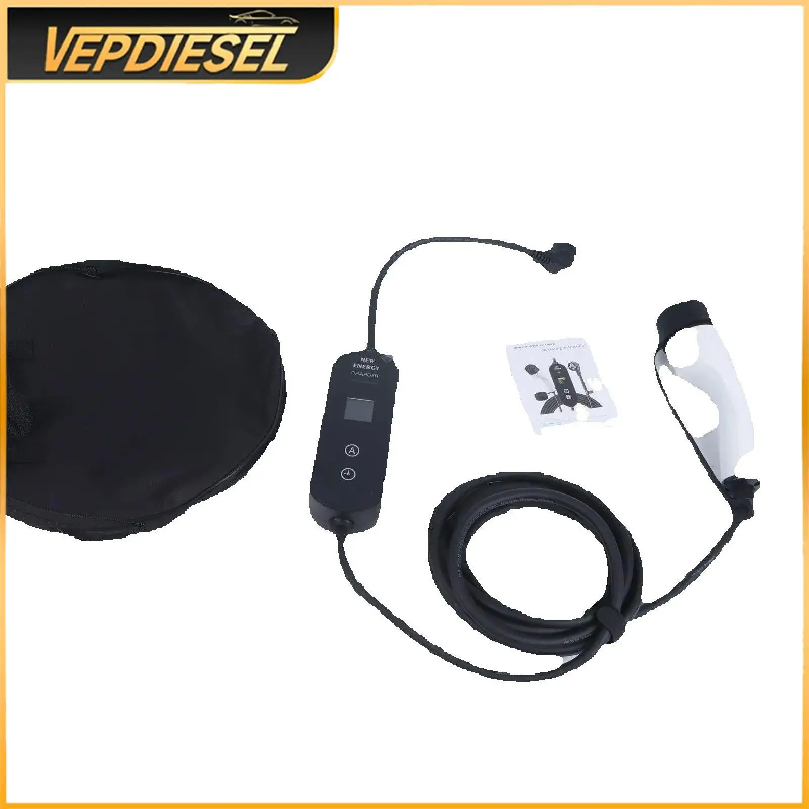 

1PC Type2 European Standard Charging Gun Holder Stake for EV Charging Station Cable Management