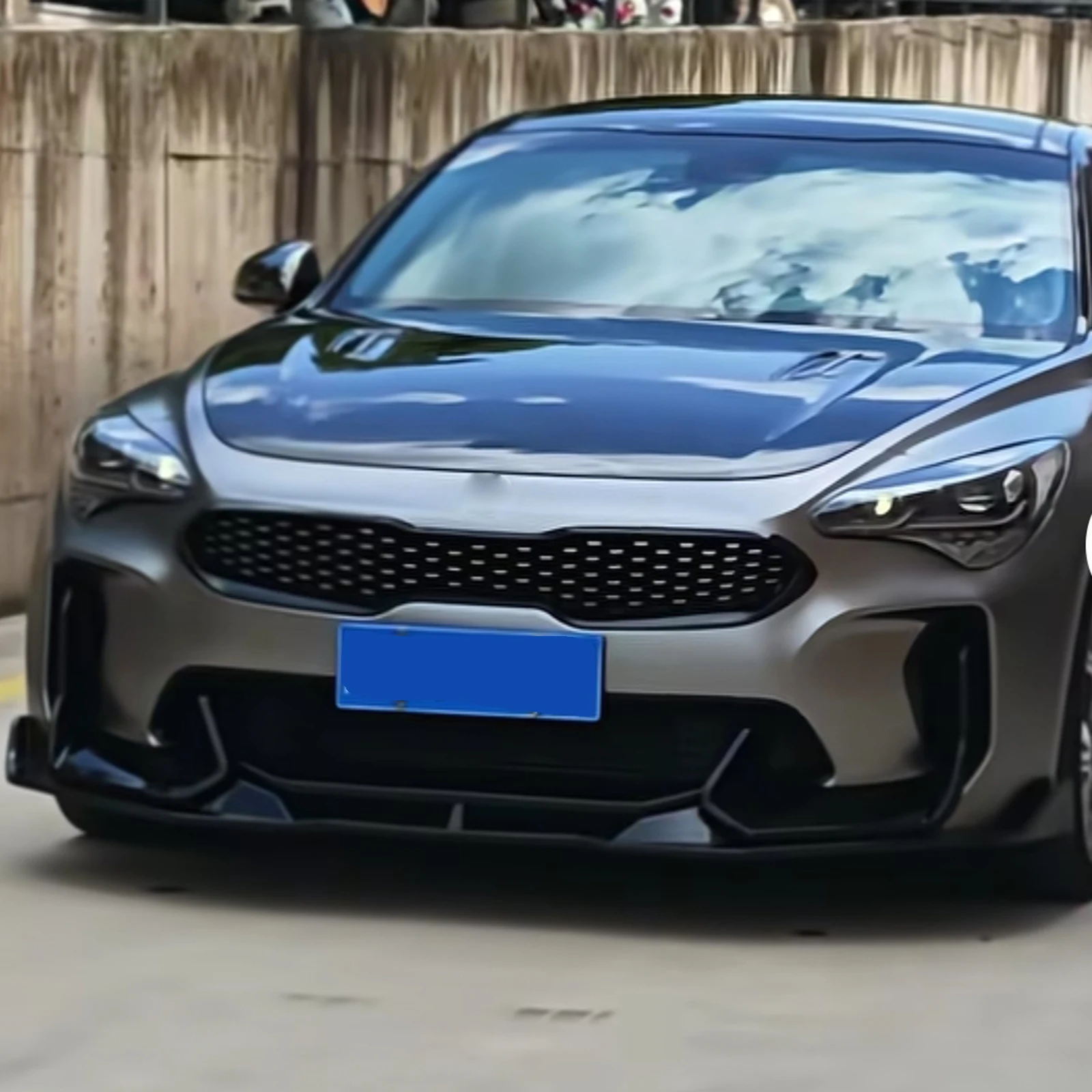 Front Bumper Spoiler Splitter Side Corner Canards Cover Air Vent Intake Trim For KIA Stinger GT AD 2018-2023 Lower Blade Kit view 6