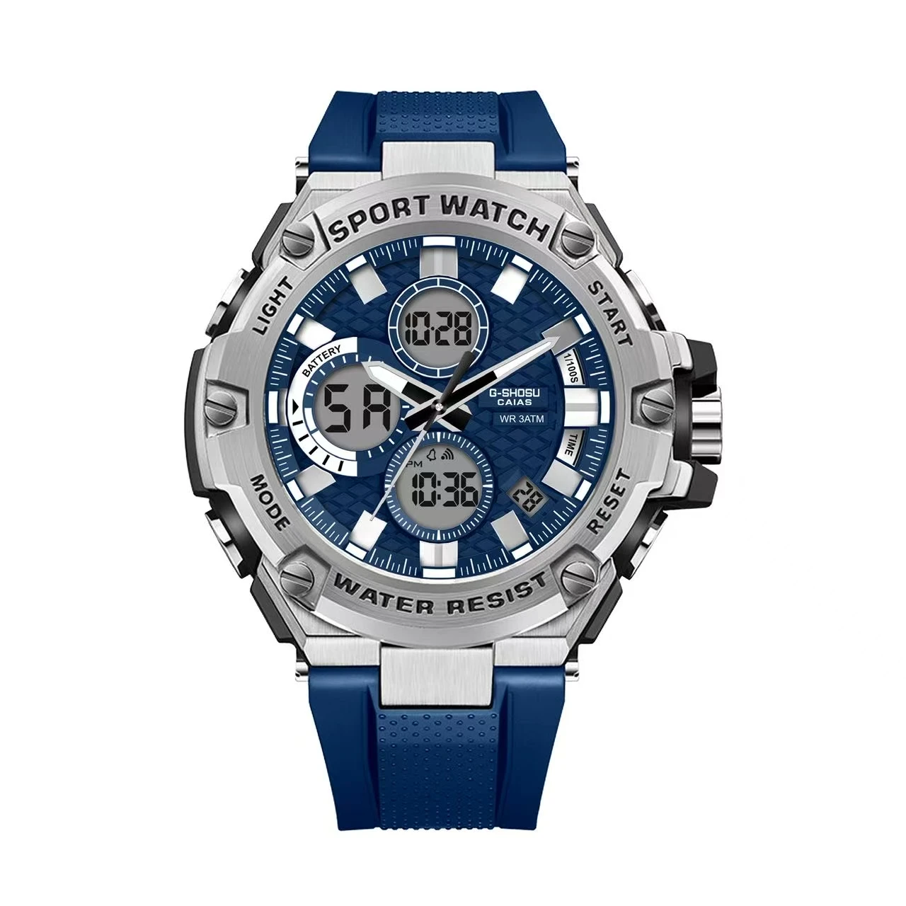 Orologio sportivo elettronico multifunzionale, il tuo partner sportivo perfetto. Disponibile in più colori per abbinare come ti piace.