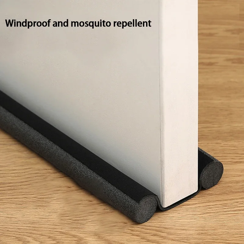 Durable Door Bottom Seal Strip, Easy Install Wind Dust Blocker, Flexible Weatherstrip Door Stopper