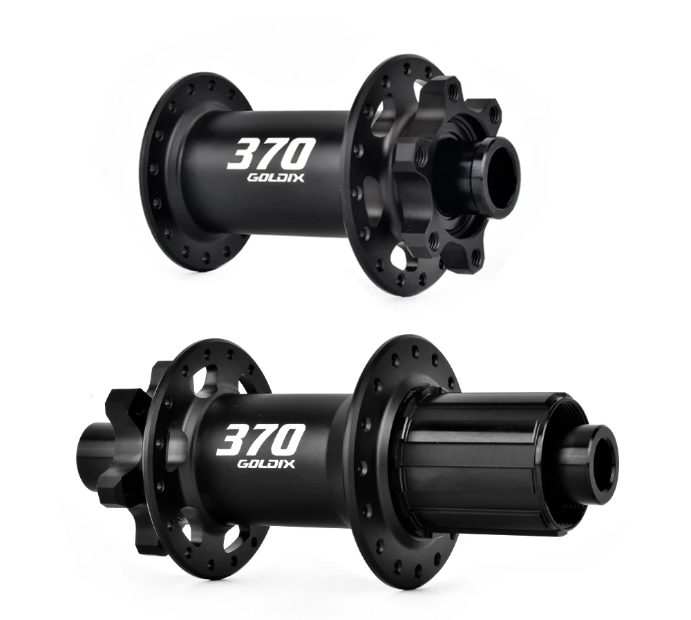 GOLDIX M370 28H Boost MTB Hub J-Bend 36T Ratchet 6-Bolt Disc Sealed Bearings HG XD MS Front Rear Mountain Bike Wheel Hub Parts