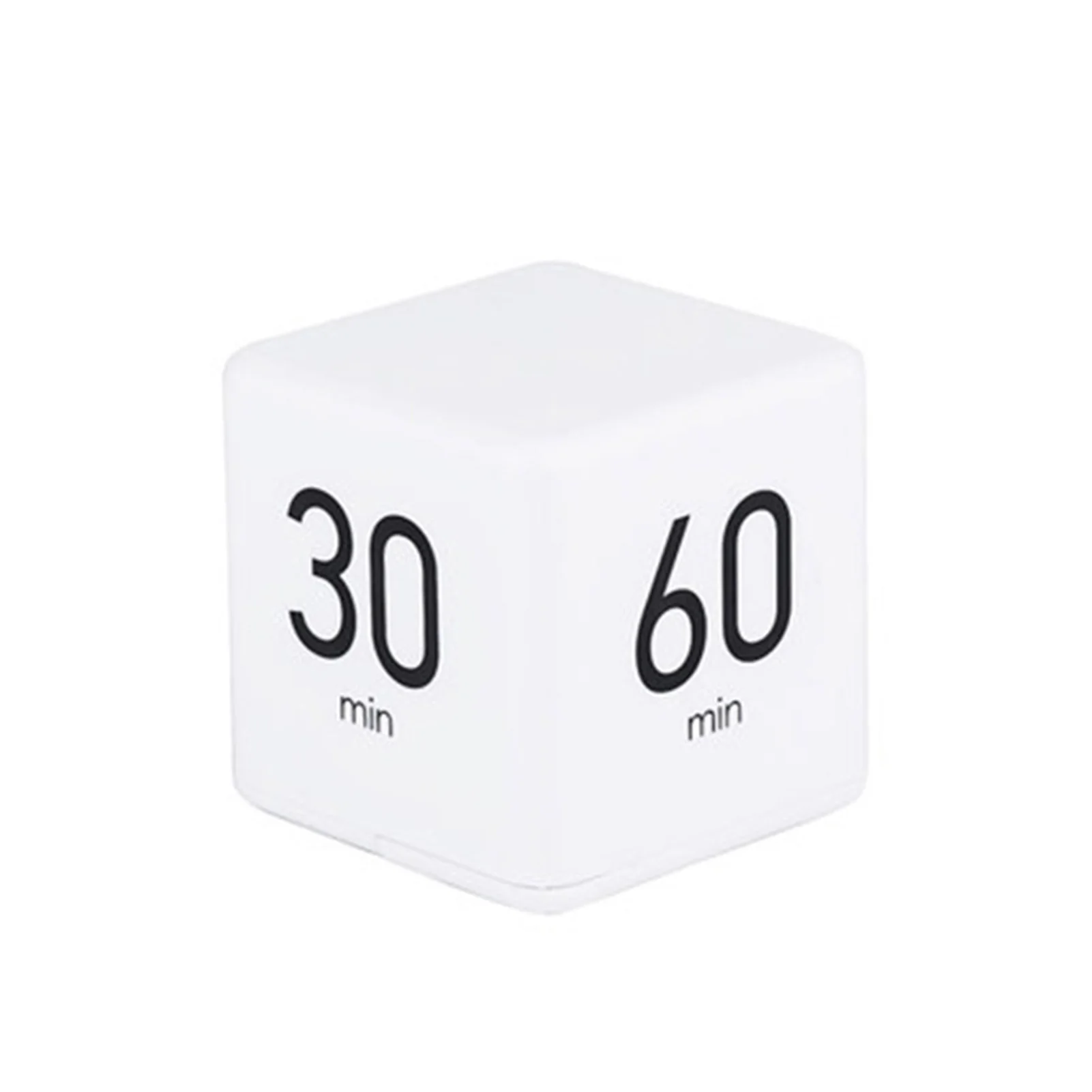 Portable Cube Timer Digital Kitchen Timer Countdown Alarm 1-10-20-60 Minutes Flip Timing with Digital Display Time Management 