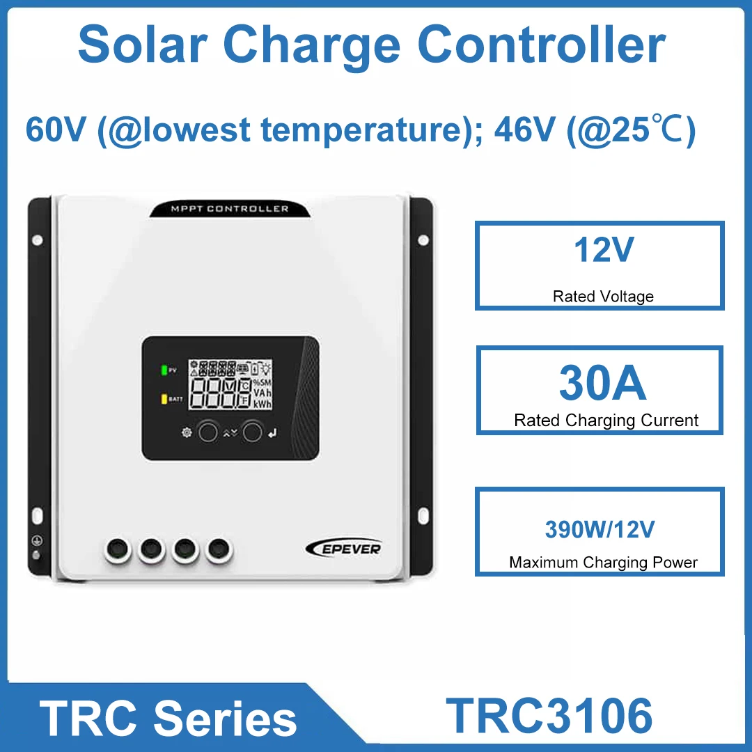 trc3106-epever-mppt-solar-charge-controller-30a-12v-961-high-efficiency-auto-solar-panel-battery-charger