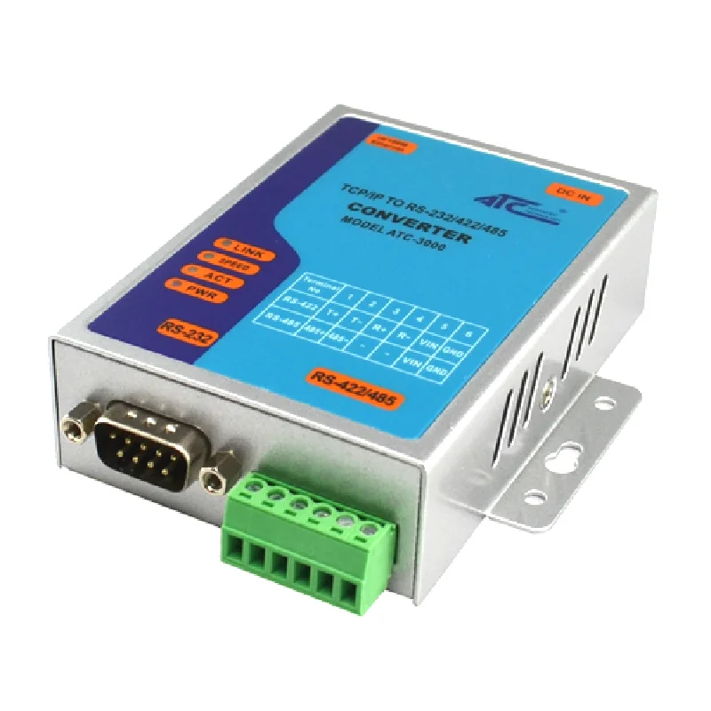 Industrial Grade TCP/IP To RS-232/422/485 Converter ATC-3000