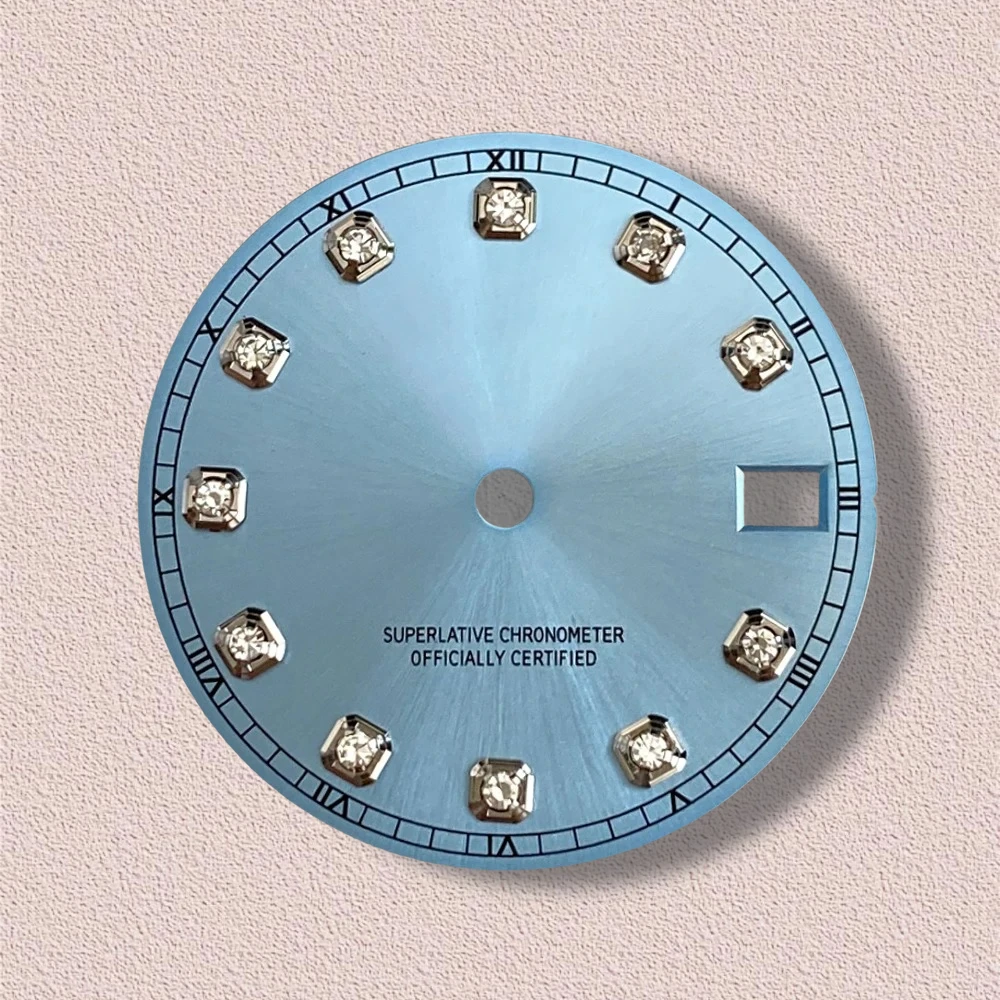 Quadrante NH35 con logo S da 28,5 mm adatto per accessori per la modifica dell'orologio con movimento NH35/NH36 Accessori NH35 di alta qualità ﻿