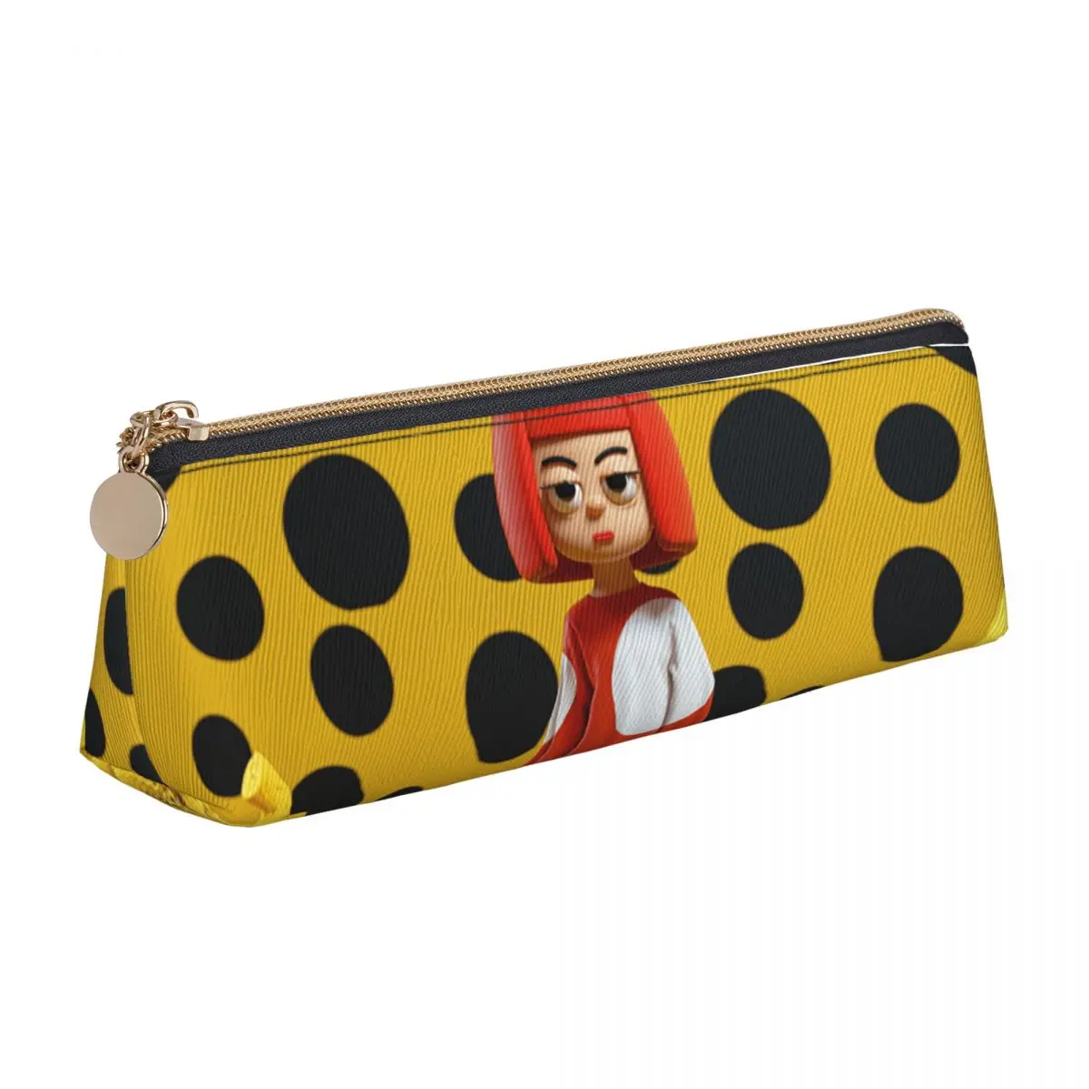

Yayoi Kusama Polka Pumpkin Pencil Cases Pencil Pouch Storage Stationery Supplies Big Capacity Pen Box Pencil Bag for Kids Gifts