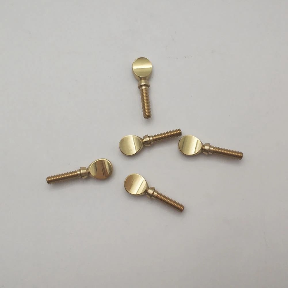 ABUE-5 PCS Gold Copper Clarinet Saxophone Sax Neck Tightening Screws Soprano Alto Tenor Woodwind Instrument
