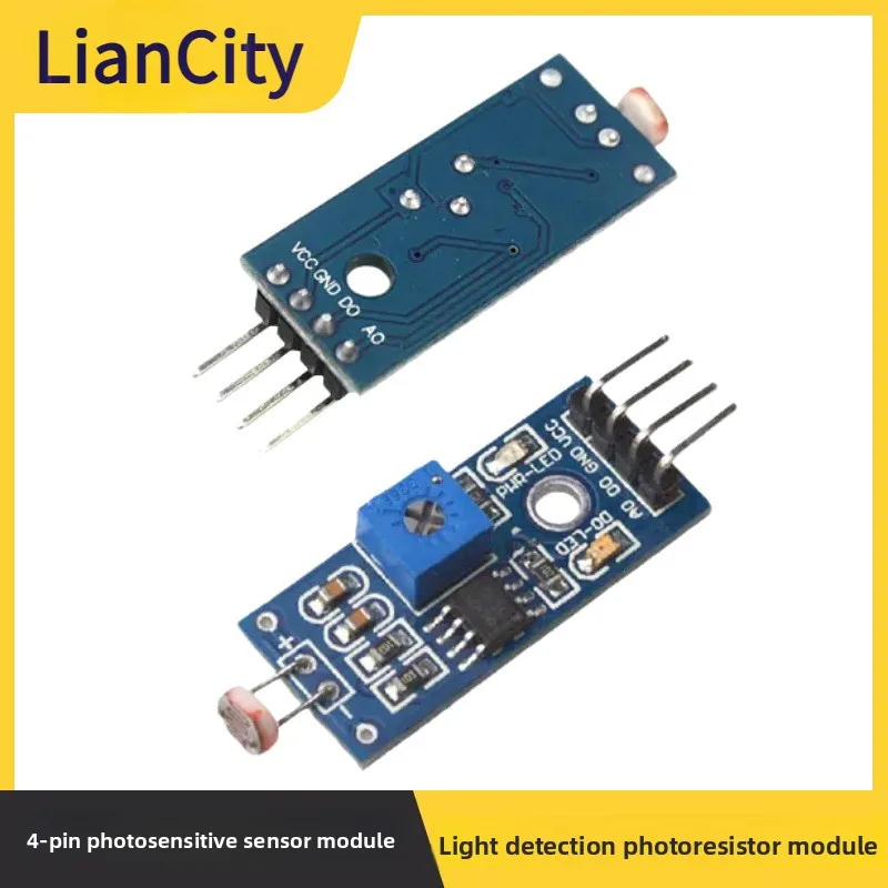 10pcs/3Needle Optical Sensor Module Light Detection 5516Optical Sensitive Resistor Module
