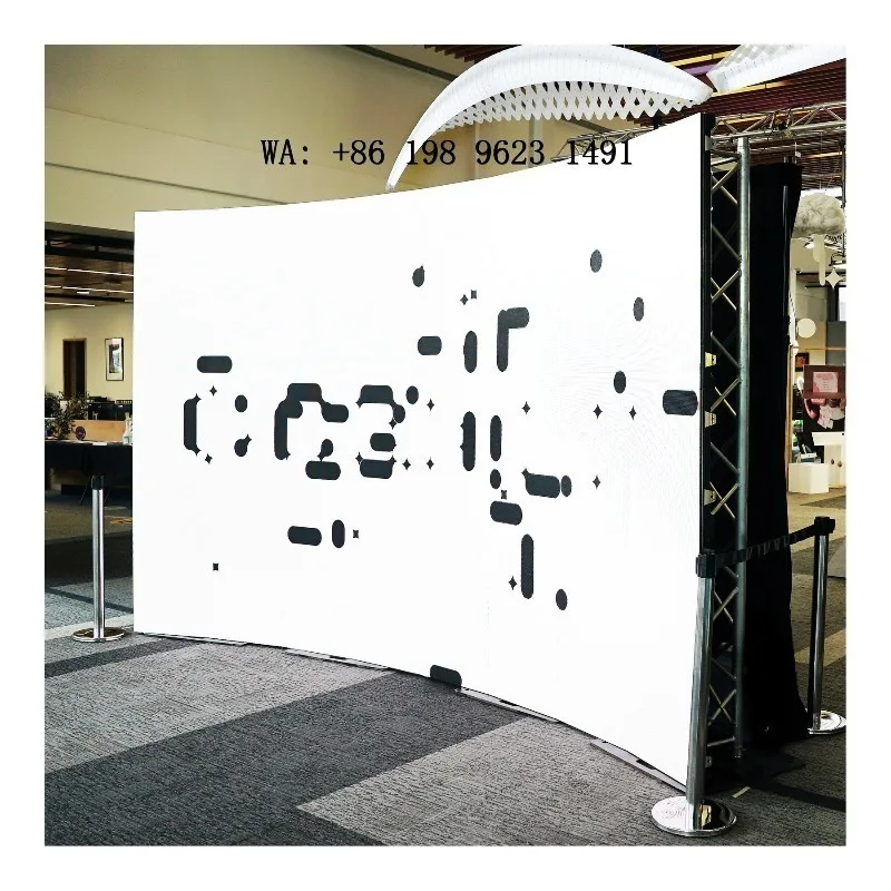 Flexible Transparent LED Film Screen Ultra Thin Wayfinding Poster for Subway  Commercial Digital Advertising Display Screen