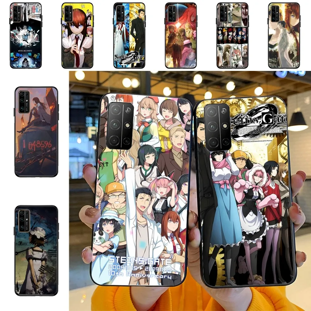 Anime Steins Gate Phone Case For Huawei Honor 10 Lite 9 20 7A 9X 30 50 60 70 Pro Plus Soft Silicone Cover