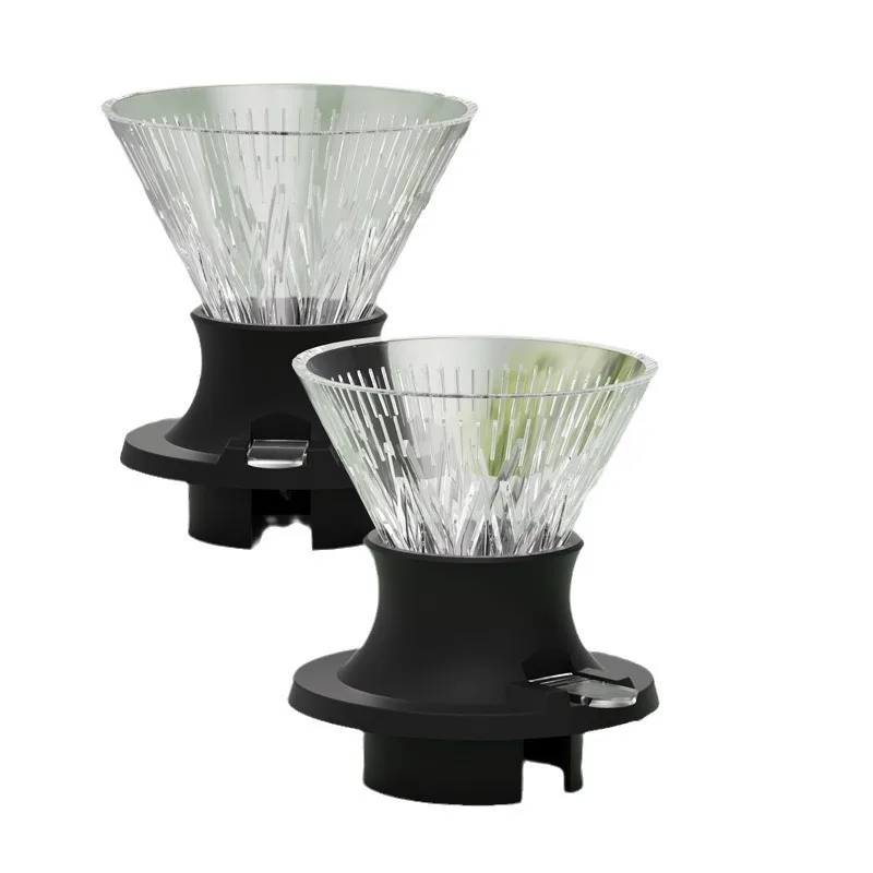 Coffee Filter Cup reusable drip-type hand-brewed coffee filter paper immersion filter pot v-shaped switch funnel