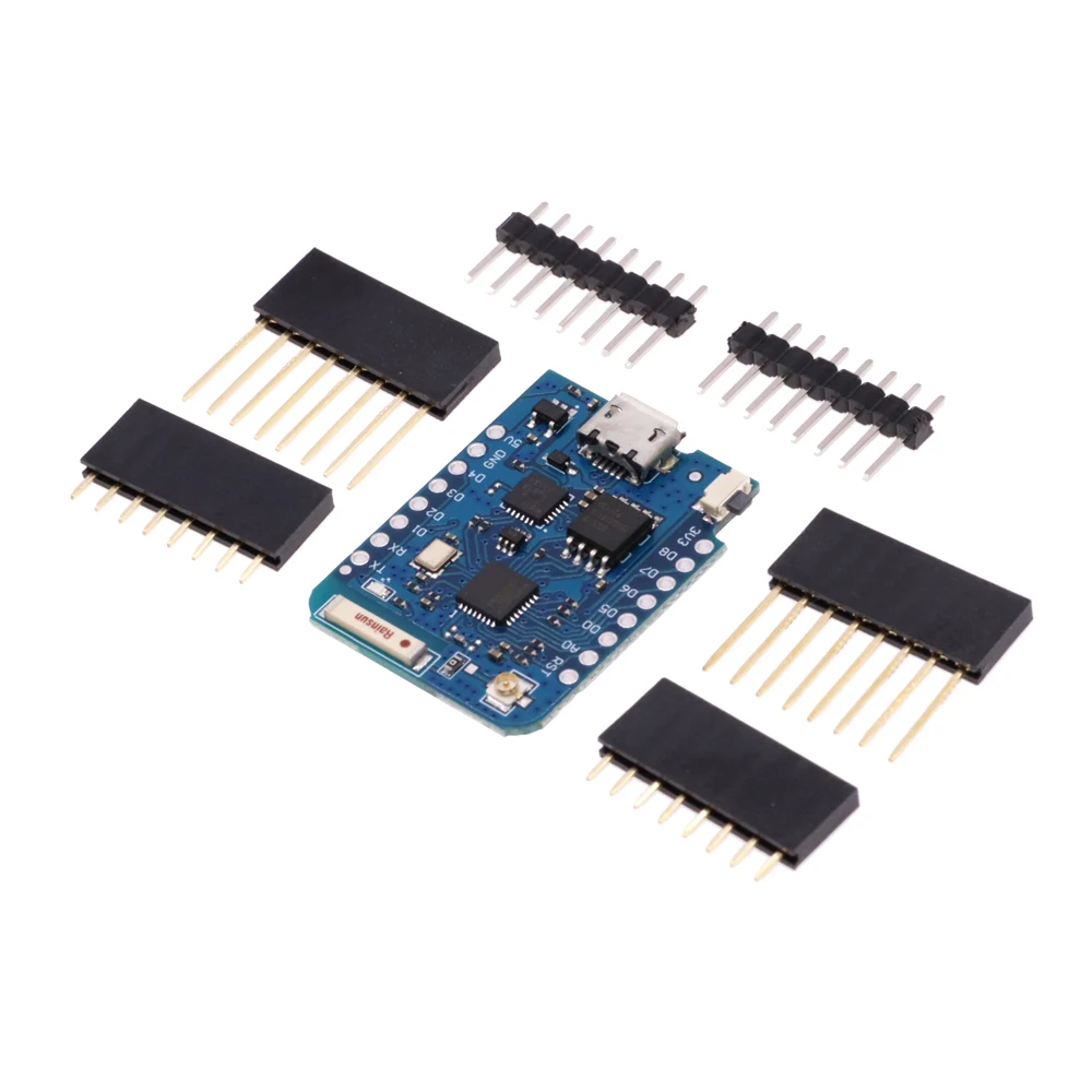 WeMos D1 Mini Pro V3.0 NodeMcu 4MB/16MB Bytes Lua WIFI Internet of Things Development Board Based ESP8266 CH340G V2 With Antenna