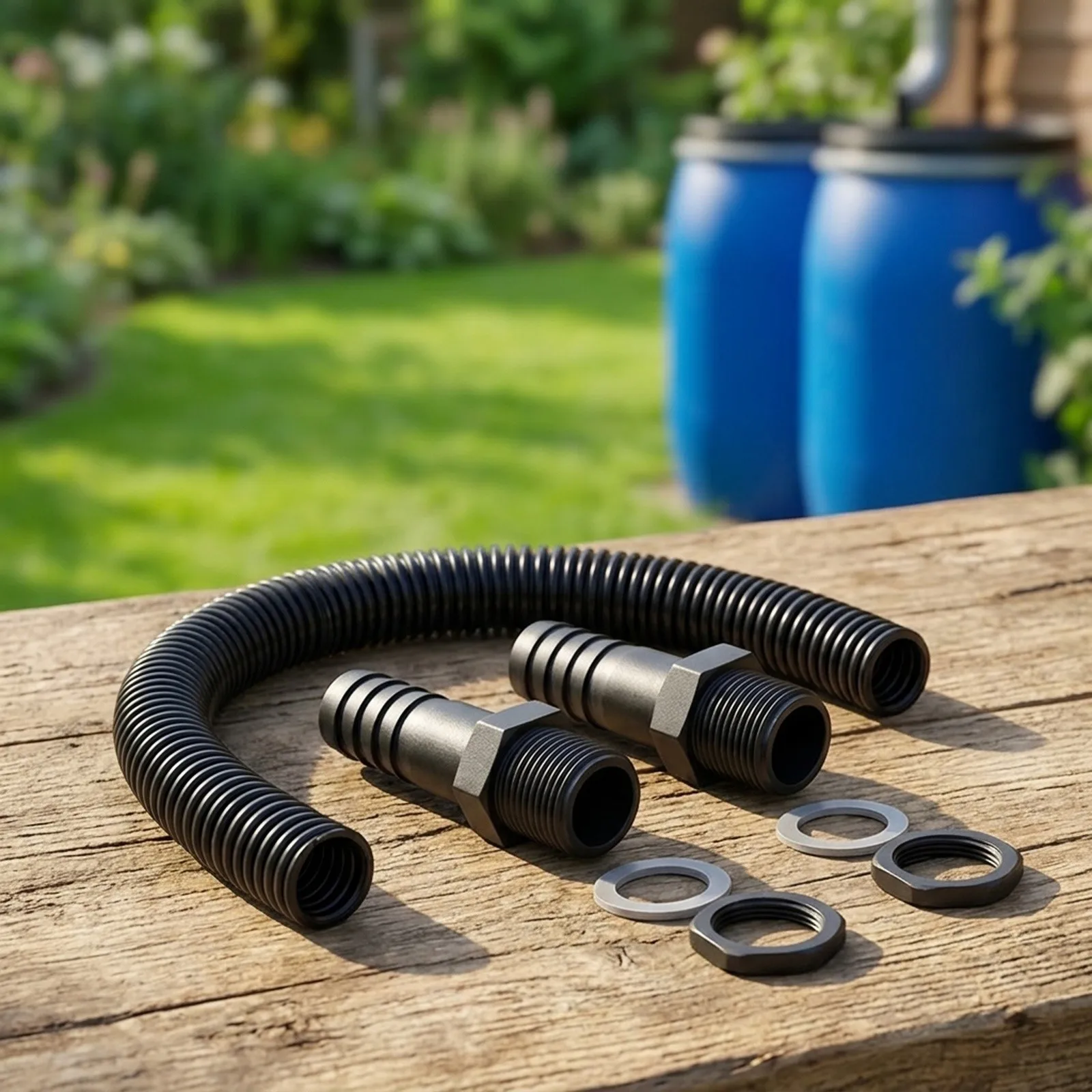 Pipe Washers In Series Hose Pipe Extension Kit Pipe Link Position Water Butts Outdoor Garden With 3/4 for bsp Thread
