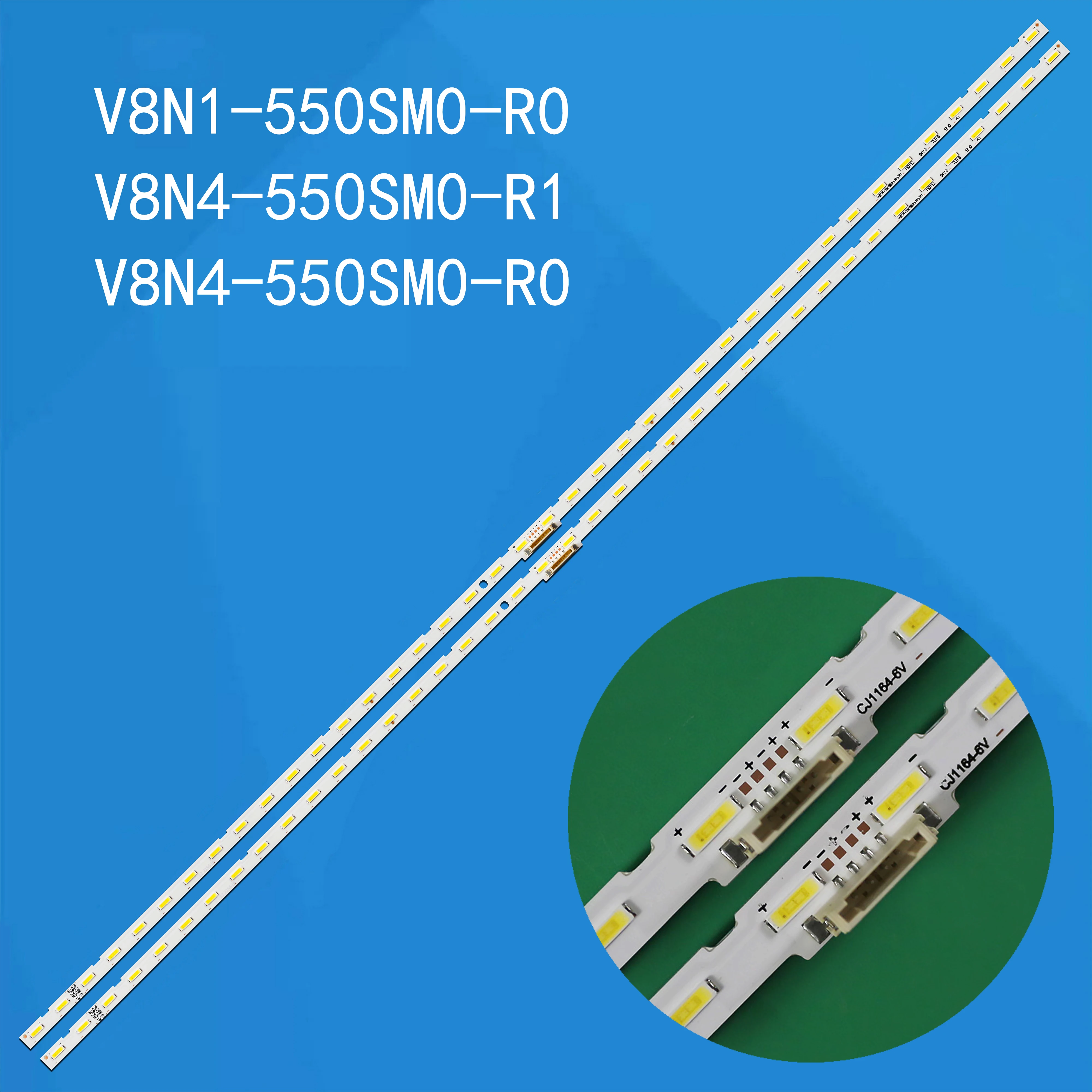

For 55" UE55RU8005 UE55RU8009U UE55RU8009 UN55RU8200F LED strip L1_NU7.4/7.5_E5-CEM_S40(1)_R1.2_S1C_100 LM41-00568A LM41-00609A