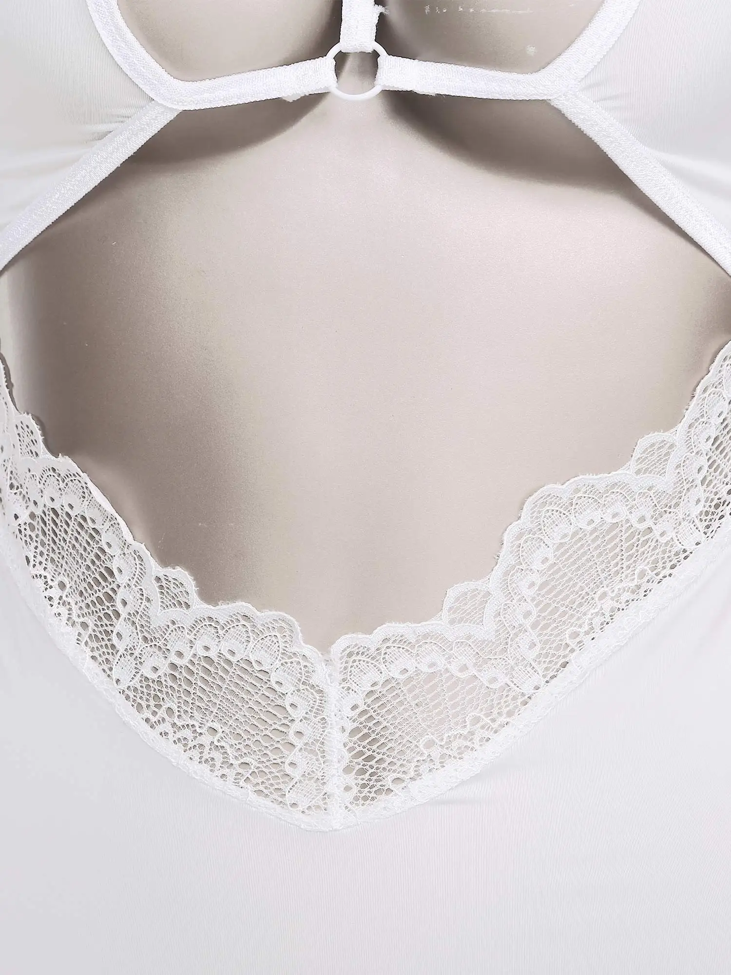 المرأة مثير إغراء فستان مايكرو الرسن أكمام الصدر قطع سيسي الورك المعانقة فستان للزوجين يؤرخ دور اللعب قمصان النوم #5