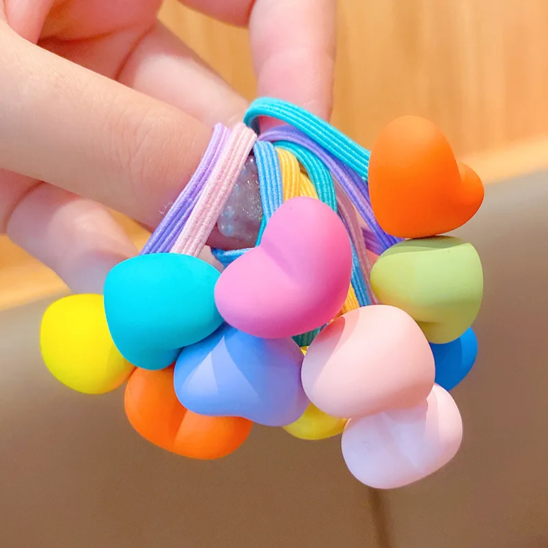 10 Stück Baby-Haargummis – keine Haarschäden, hochelastische Haarseile, Haarbänder für Kinder, Haarschmuck für Mädchen – Detail 8