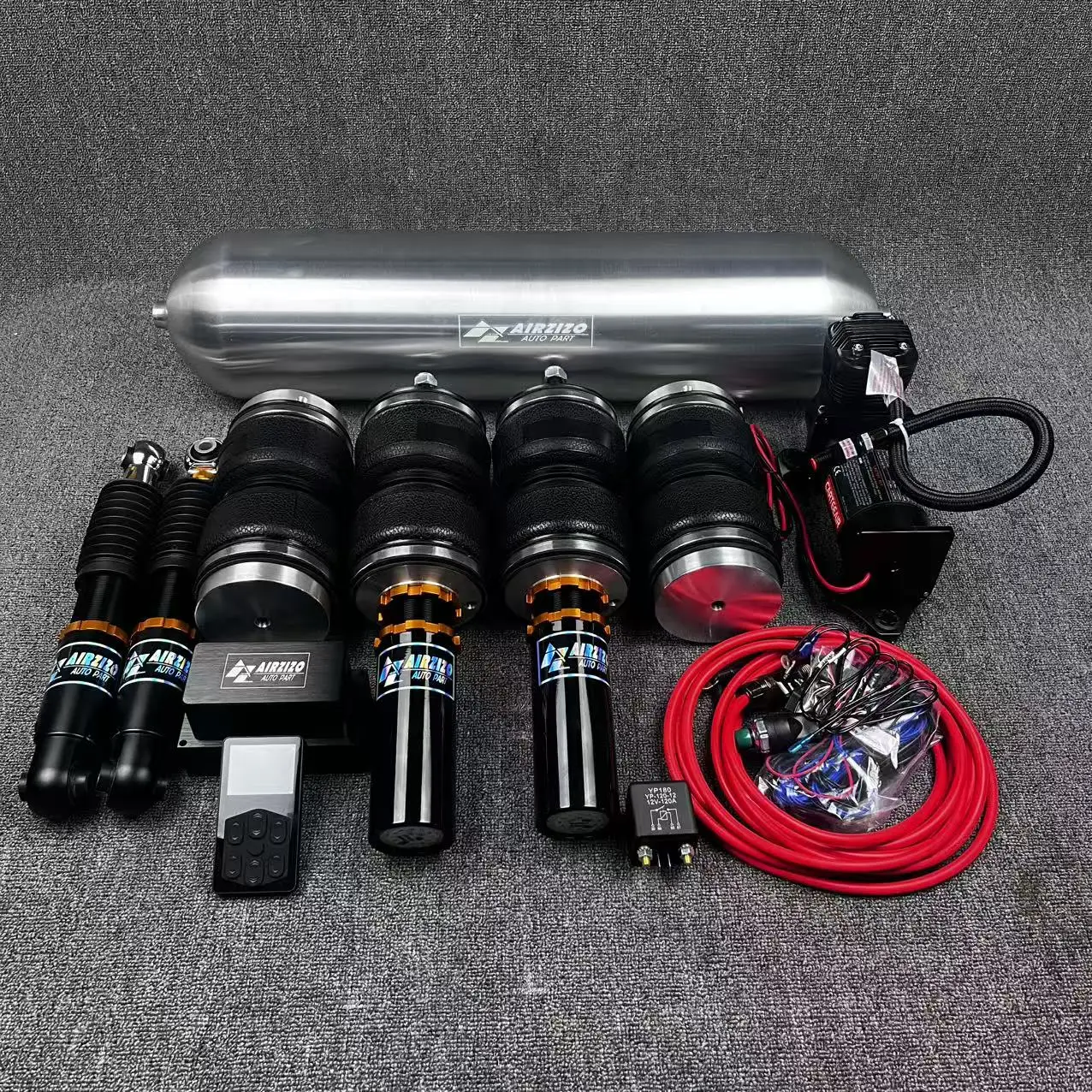 For Volvo 240 1974~1993/Air Suspension Kit /air Spring /air Strut Full kit with Controller Air Tank Compressor etc