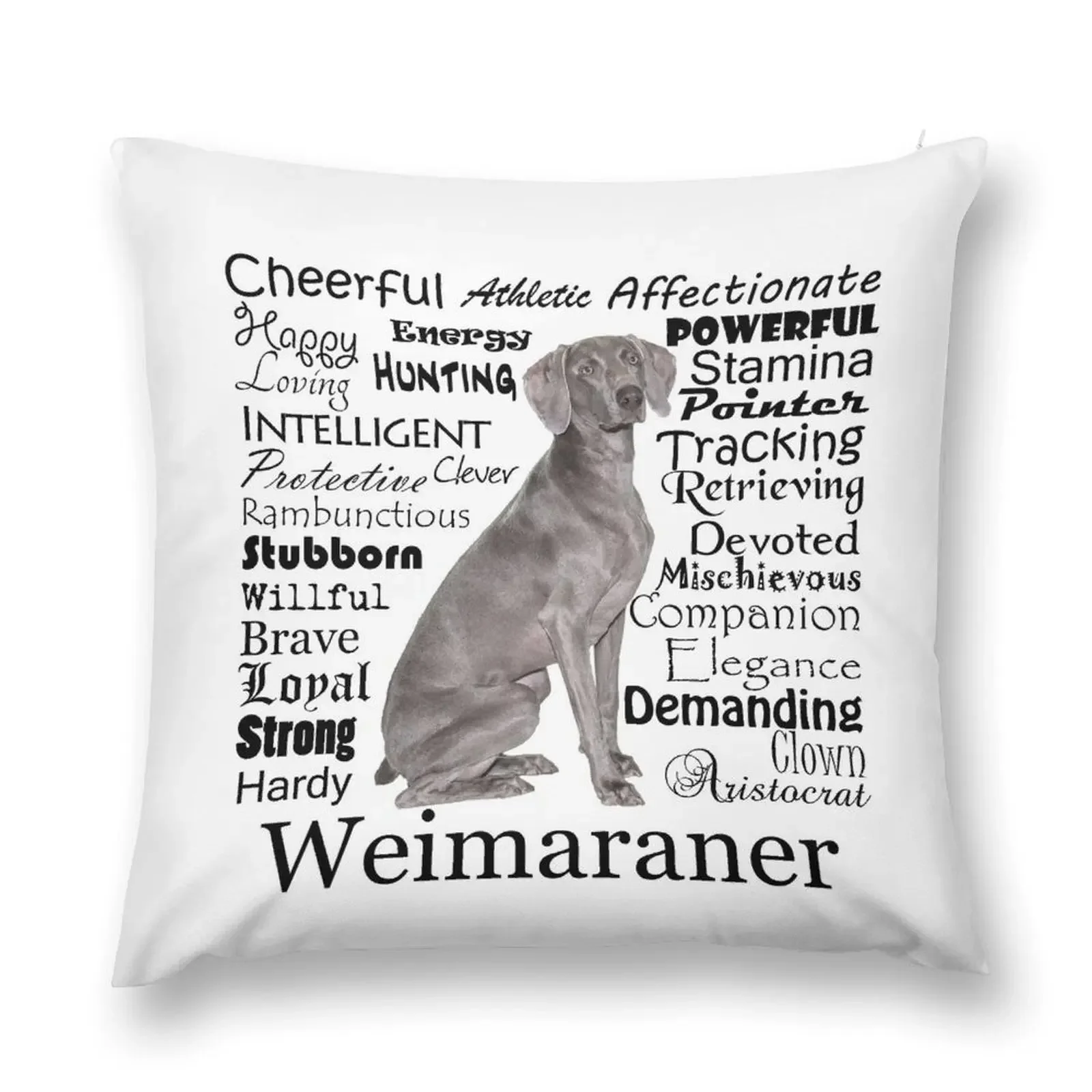 Weimaraner Traits Throw Pillow ornamental pillows for living room Decorative pillowcase pillow