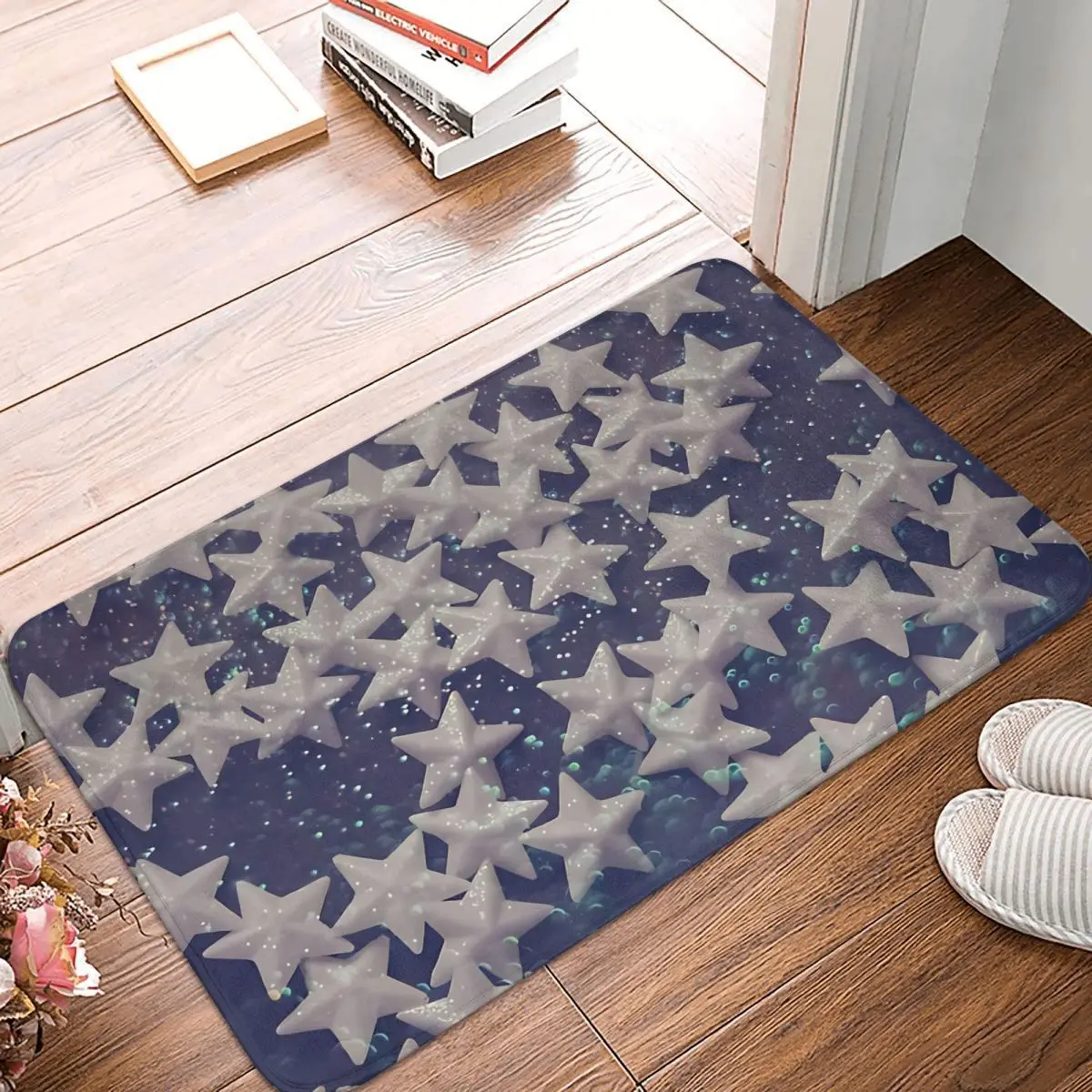 Starry Starry Night Meme Y2K Non-Slip Carpet Doormat Bedroom Kitchen Mat Welcome Decor Rug