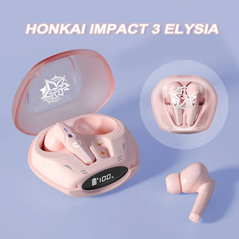 

Honkai Impact 3 Earphone Elysia 5.3 Bluetooth Noise Reduction Stereo Ultra-Long Battery Life Hifi Sound Effect In-Ear Portable