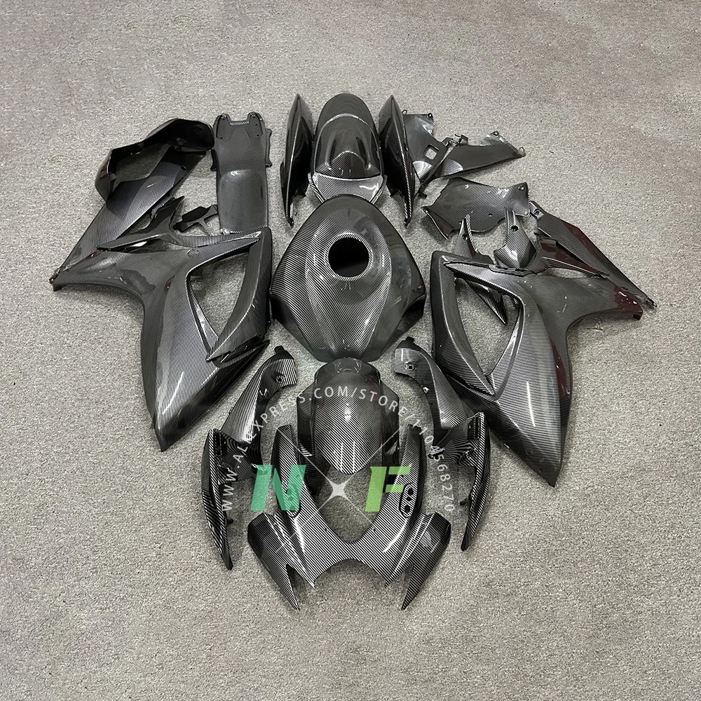 For GSXR600 GSXR750 2006 2007 Carbon Fibre Fairing Kit GSXR 600 750 K6 06 07 Motorcycle Body Parts Full Set Fairings PRO-2