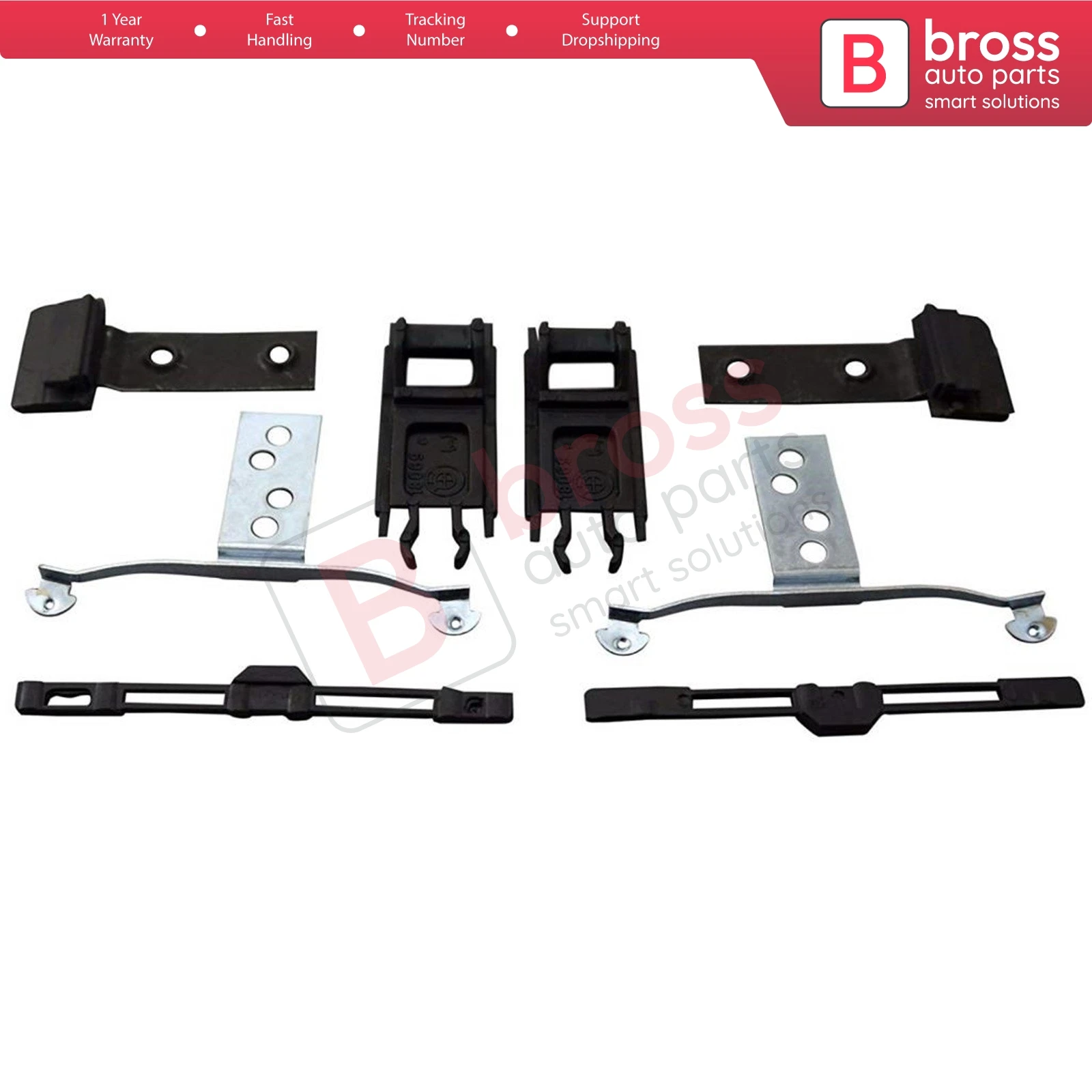 Bross Auto Parts BSR508 8 Parts Sunroof Set Repair for BMW E46 2003-2006 54137134516 Fast Shipment Ship From Turkey