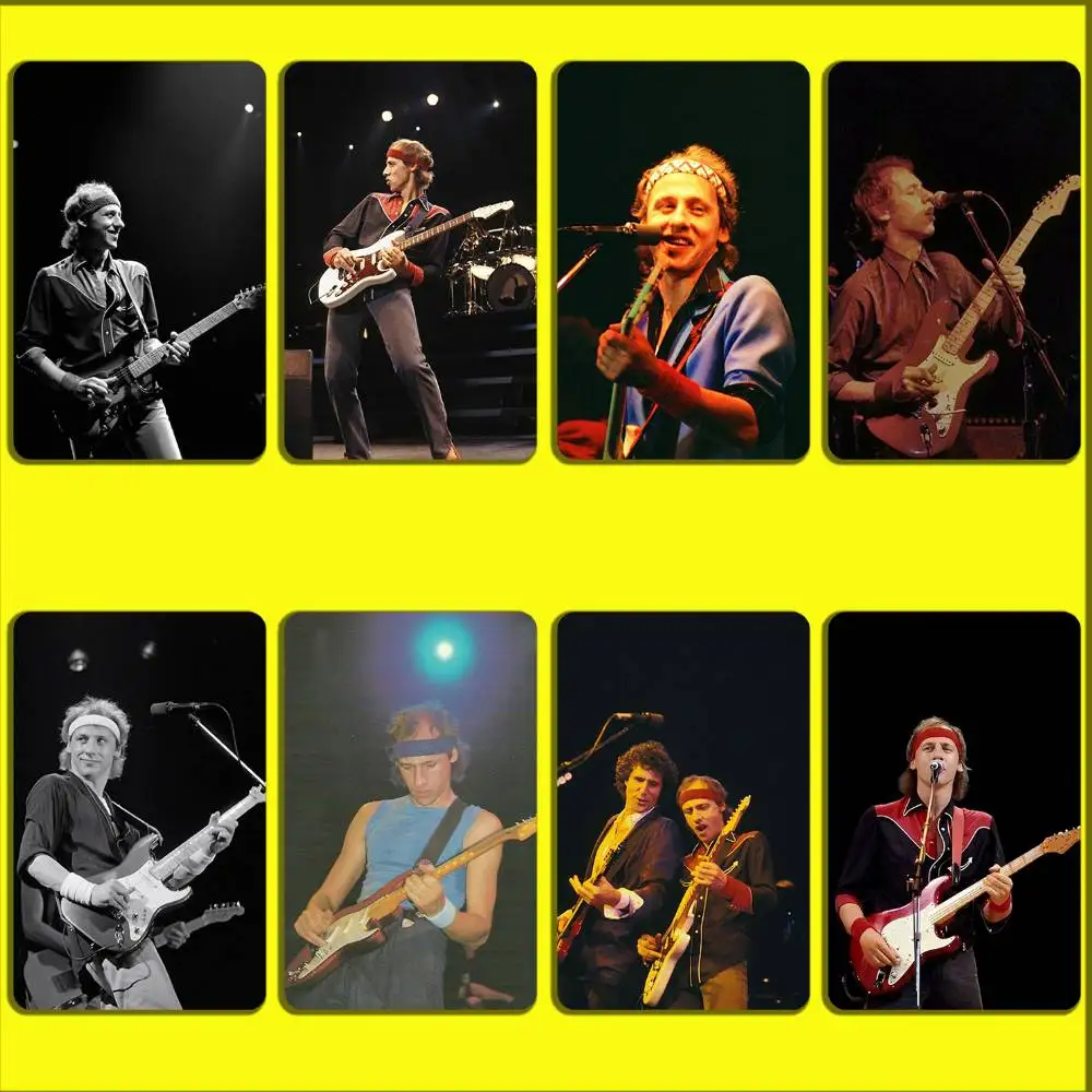 

Guitar Singer M-Mark Knopfler Card Stickers For Debit Bank Credit Cards Metro Bus Pass Sticker Decoration Cover 4PCS Card Skin