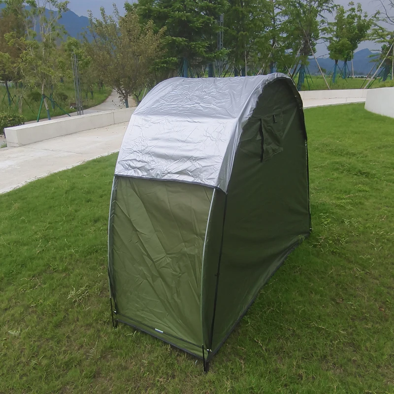 Rainfly-Outdoor Bike Covers Storage Shed Tent, Portable Bicycle Storage Cover, Foldable 210D PU4000 Waterproof Fabric