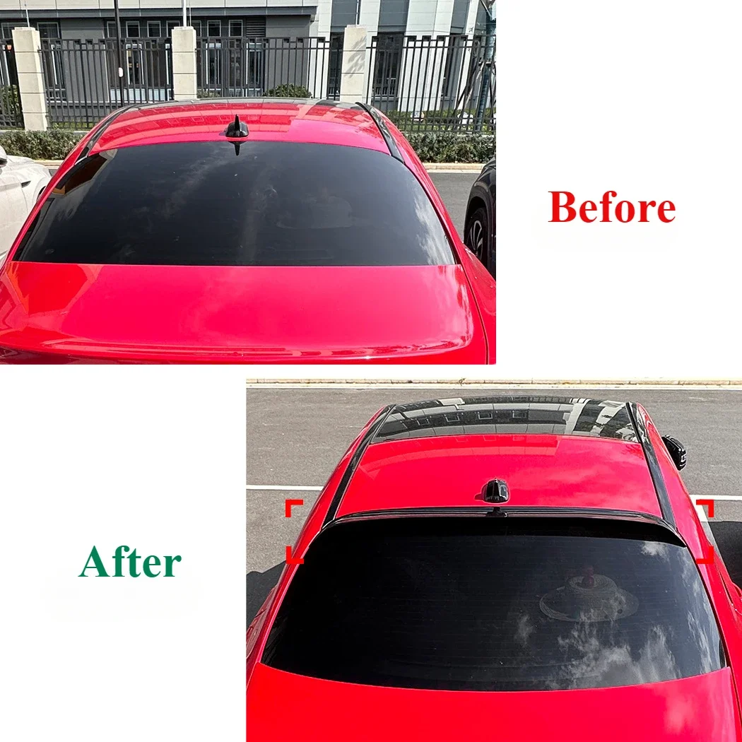 C117 Car Rear Spoiler Mid Trunk Lip Tail Roof Middle Tailgate Wing For Mercedes Benz CLA C117 CLA200 CLA260 CLA45 AMG 2013-2019