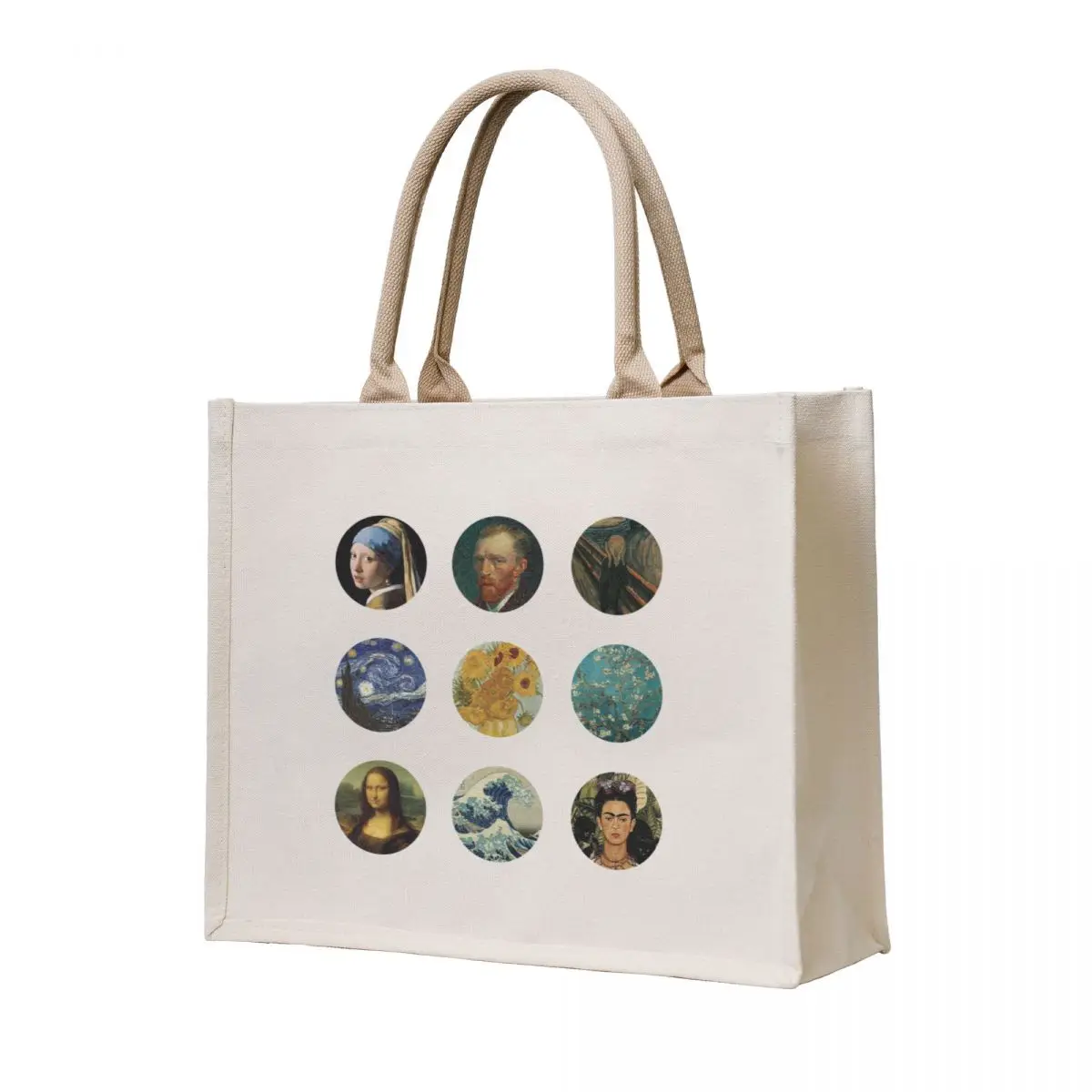 

Famous Artworks Tote Bag reusable shopping bags supermarket folding bag hand bags