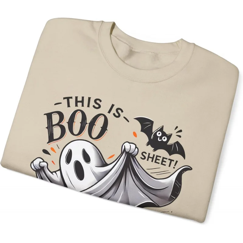 Sudadera con capucha de fantasma para Halloween, suéter Retro extraño, lindo