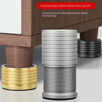 Aluminium Bed Stabilisator Muur Beschermende Anti-collision Nachtkastje Ondersteuning zelfklevend Schokbestendig Bedframe Anti Shake