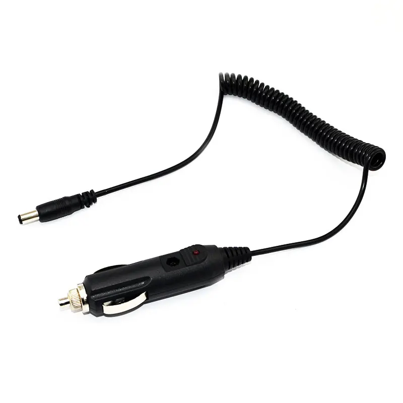 Portable Car Charger For Walkie Talkie DC 12V For Baofeng Two Way Radio UV-5R UV-5RE UV-82 Charger Extension Cable Socket Cord