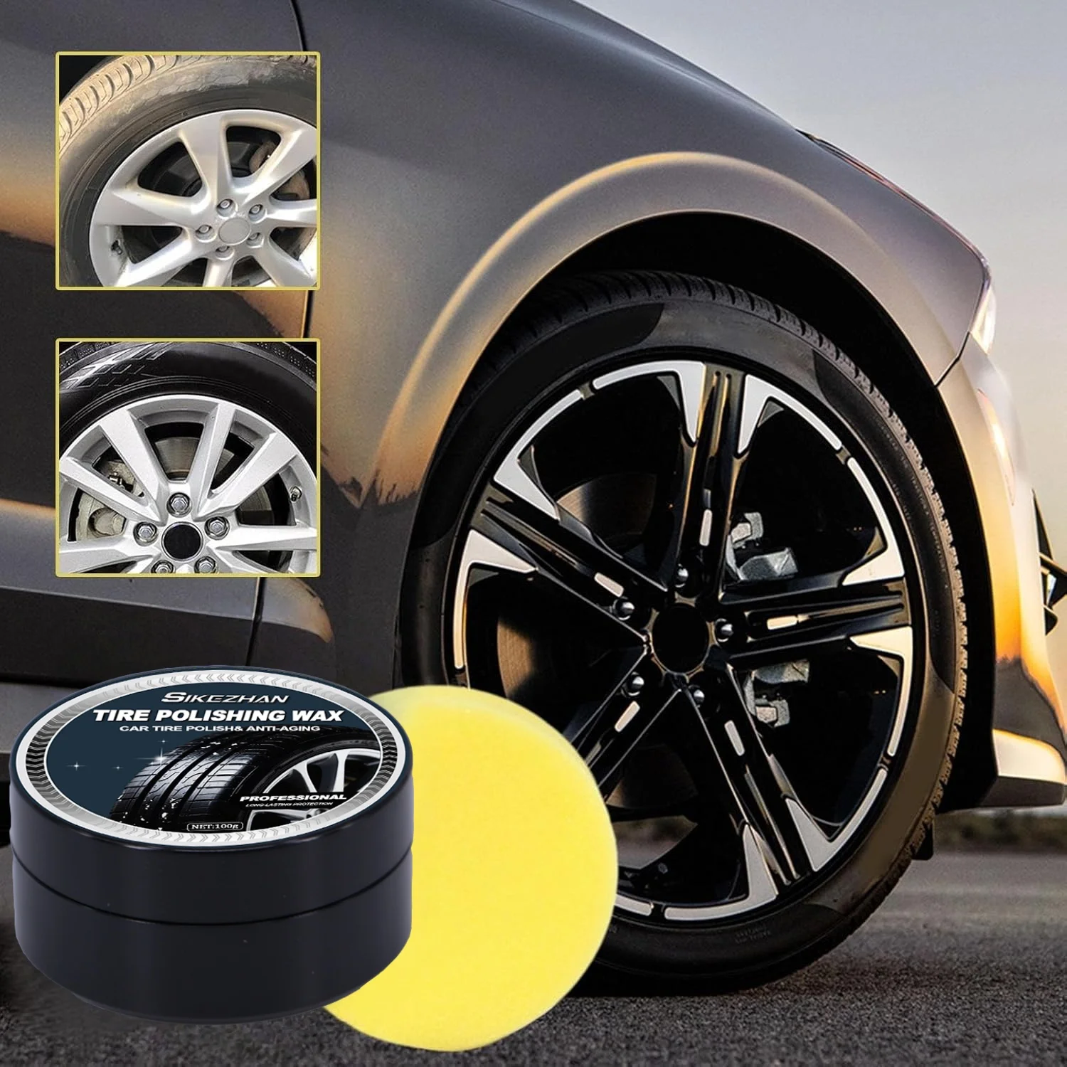 

100 г воск для покрытия шин, крем для покрытия протектора автомобильных шин и пленки, воск для покрытия блеска шин, автозапчасти, блестящая паста, антивозрастная паста