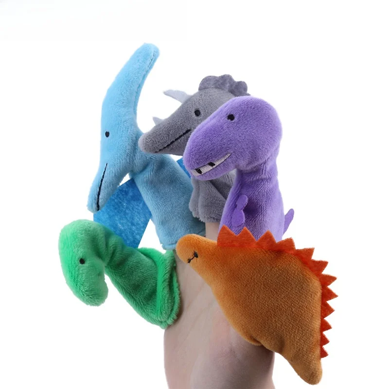 Animal Finger Puppets Soothing Dolls Toy Stuffed Toys for Children above 3 Years Old M Dolls Soft Plu Finger Toys