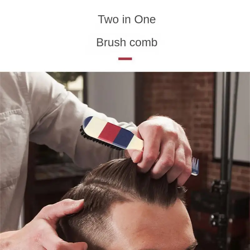 Men's Professional Barber Shaving Beard Brush Removal Neck Dusting Horse Hairbrush Face Mustache Salon Cleaning Styling Tools