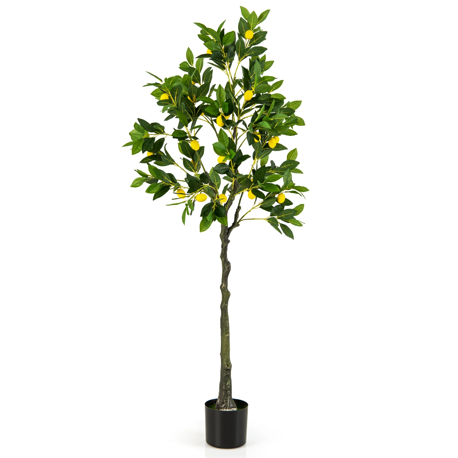 Artificial Lemon Tree, Lime Tree with Pot & 27 Lemons, Artificial plant with Fruit, Citrus plant Potted Plant Room plant