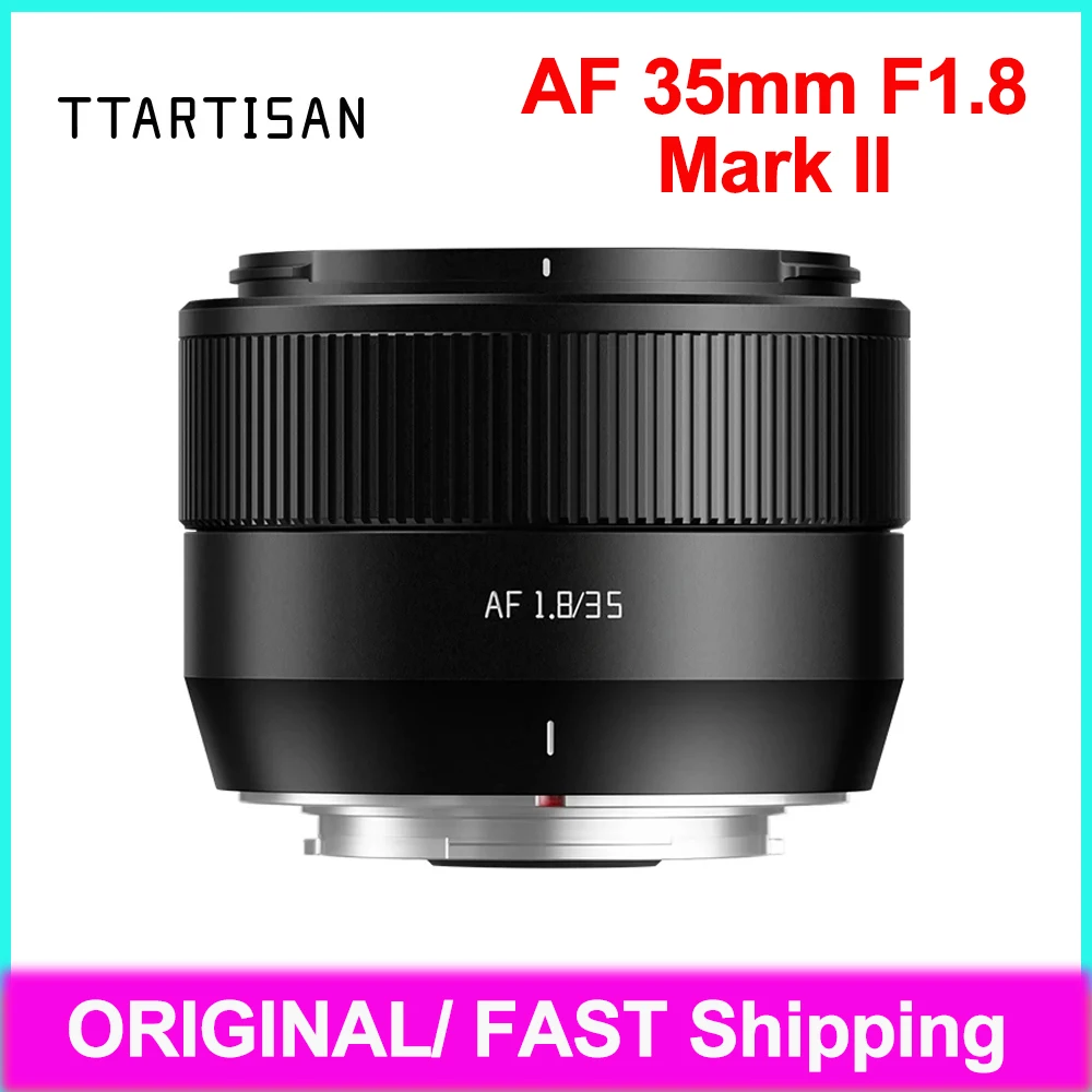 Объектив TTArtisan AF 35 мм F1.8 Mark II с автофокусом для камеры Fujifilm X XF X-E3 X-E4 X-S10 X-S20 XM5 X-H2S X-T1 XT30 X-Pro3