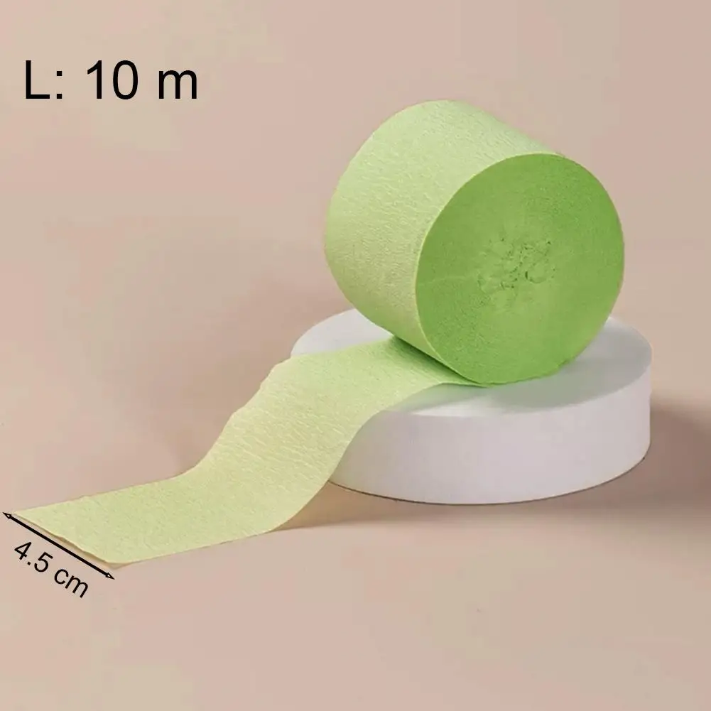 6 Stück Pastell-Krepppapier-Streamer-Rollen, bunte Regenbogenbänder für Geburtstag, Hochzeit, Party, Hintergrund, DIY-Basteldekoration – Detail 12