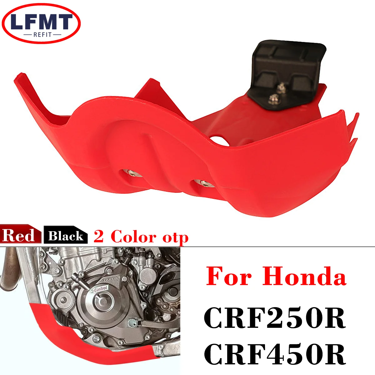 

For Honda CRF250R CRF450R CRF 250R 450R 2010-2016 Dirt Bike Universal Parts Motorcycle Skid Plate Engine Guard Cover Protector