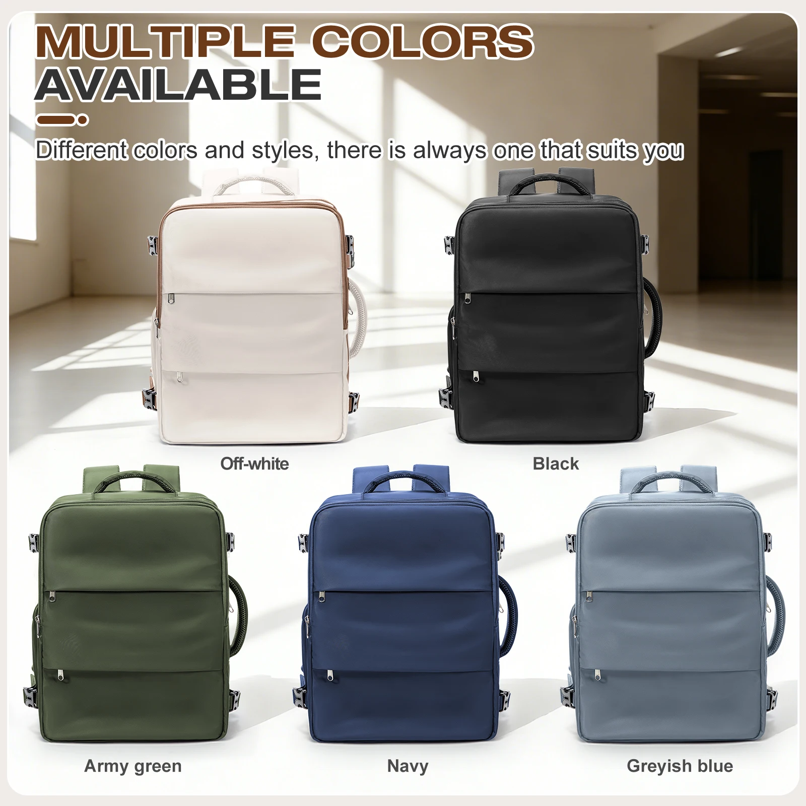 Travel Backpack for Women Vacuum Backpack with Manual Pump, Ryanair Hand Luggage 40x30x20, Bags for Man, Large Laptop Work Bag
