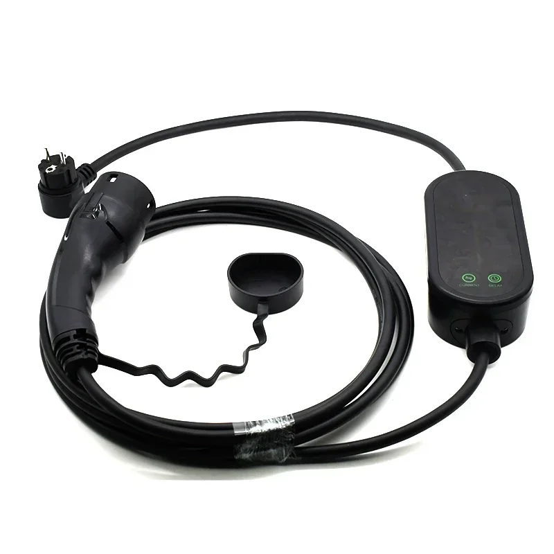 

New 5 Meters Portable EV Charging Cable 16A Single Phase Type 2 EV Charger Electric Car Charging Connector with EU Plug